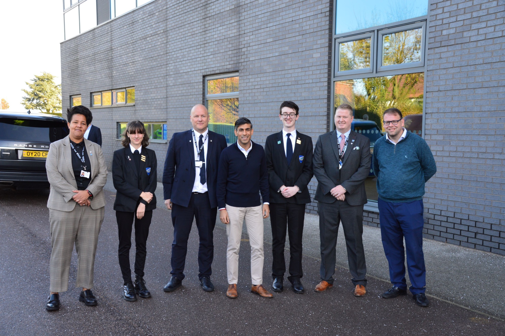 Prime Minister Rishi Sunak visits The Bolsover School 17.11.23