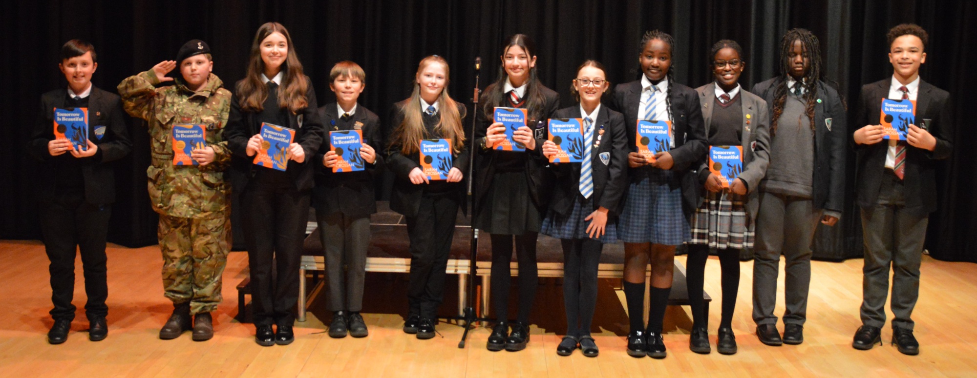Redhill Trust's Poetry By Heart KS3 performers 2025