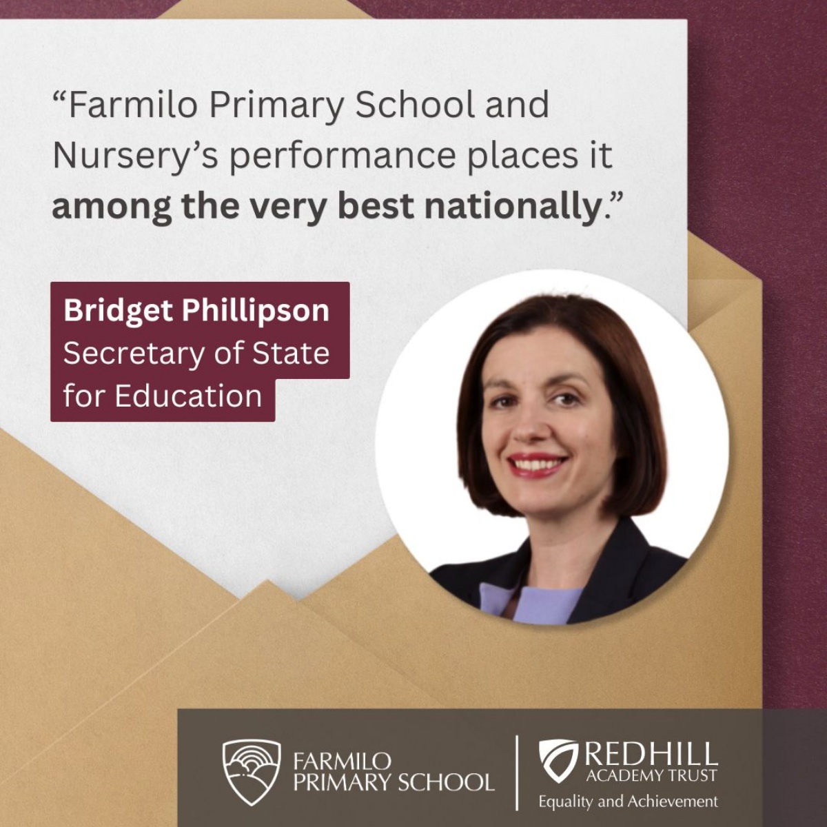 Redhill Academy Trust - Trust primary school recognised as ‘among the ...